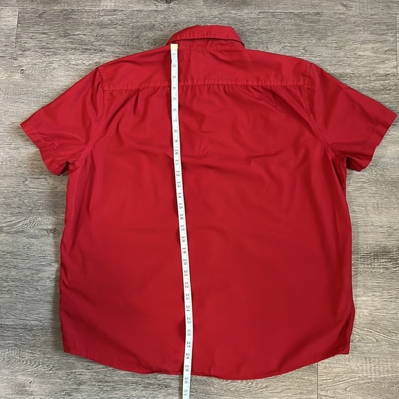 EXPRESS Mens Short Sleeve Button Down Shirt, Size XL - Picture 4 of 5